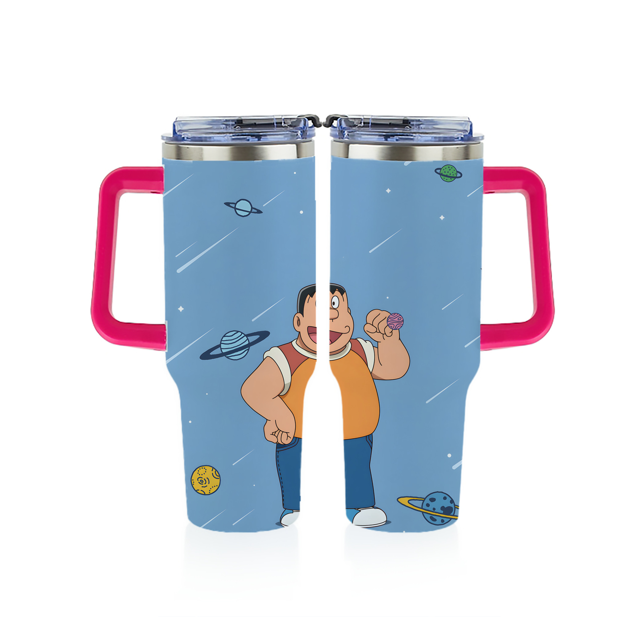 （画像用） ドラえもん Doraemon 1200ｍLフルプリント車用タンブラー